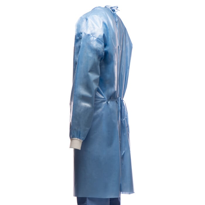 Tronex 6333 CHEMO - AAMI Level 2 Chemotherapy Gown, Fluid-impervious, Hoop and Loop Neck Closure - Image 3