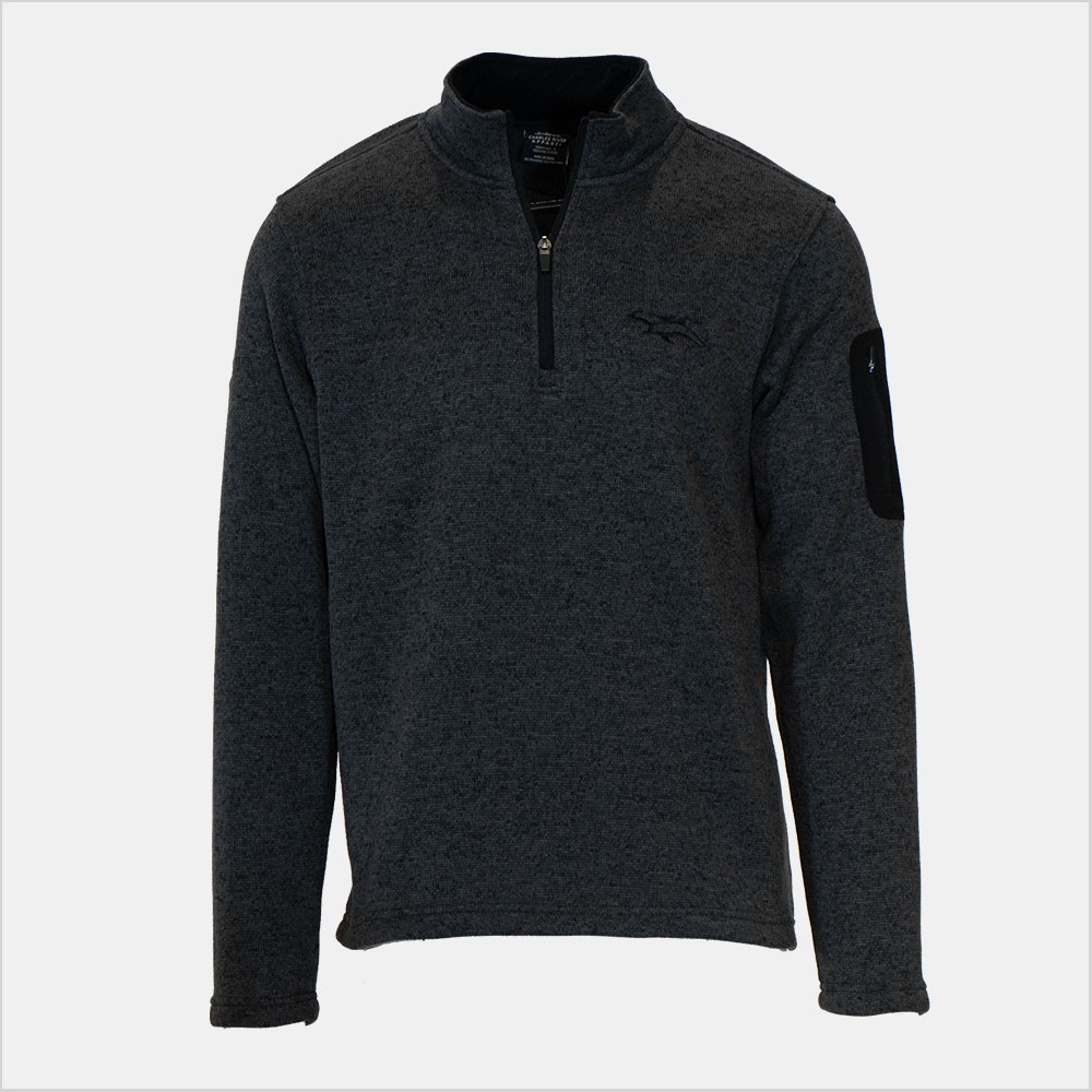 Tronex Men’s Heathered Fleece Pullover (Color: Charcoal, Size: 2X-Large)