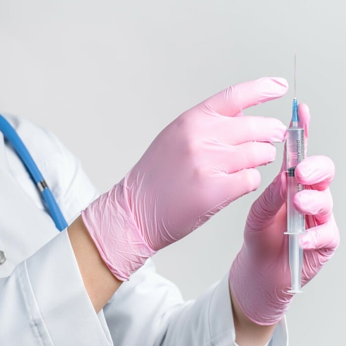 Tronex 9672 - 4 Mil Pink Nitrile Exam Gloves, Chemo-Rated, Finger-Textured, Medical Grade - Image 5