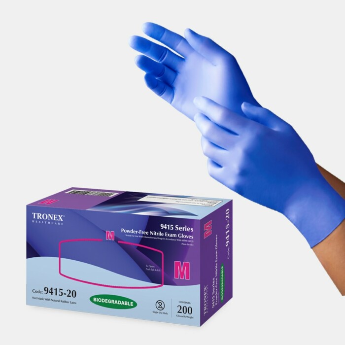 Tronex 9415 Biodegradable Nitrile Exam Gloves